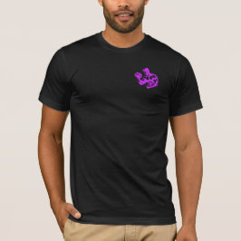 Bicep Curl Minimalist Gym - Lila Fitness Design T-Shirt