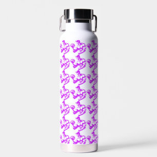 Bicep Curl Minimalist Gym - Purple Fitness Design Trinkflasche