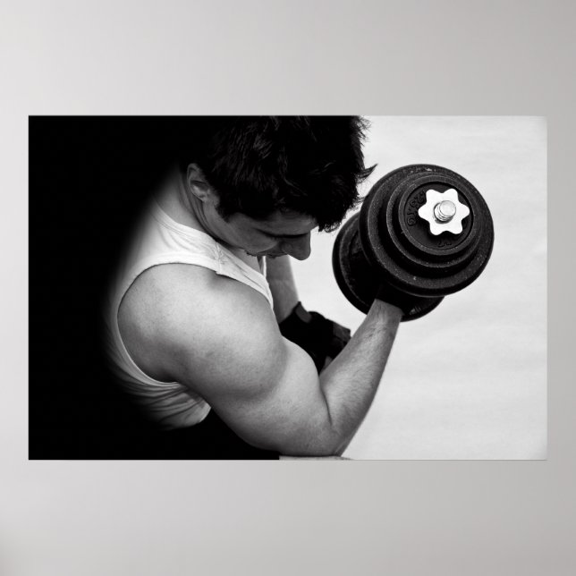 BICEP CURL POSTER (Vorne)