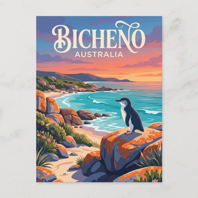 Bicheno Australien Postkarte (Vorderseite)