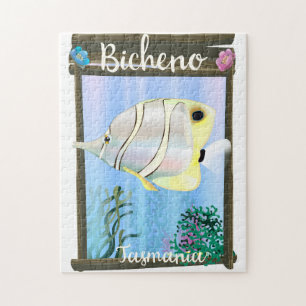 Bicheno Tasmania Vintage Reiseplakat