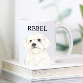 Bichon, Bolognese, Coton, Havanese, Maltesisch Kaffeetasse