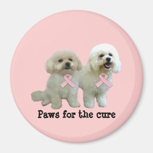 Bichon Brustkrebs Magnet
