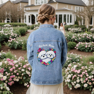 Bichon Coeur en fleurs KiniArt