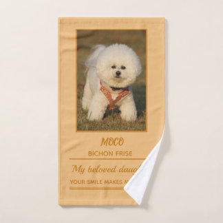 Bichon Frise ハンドタオル 