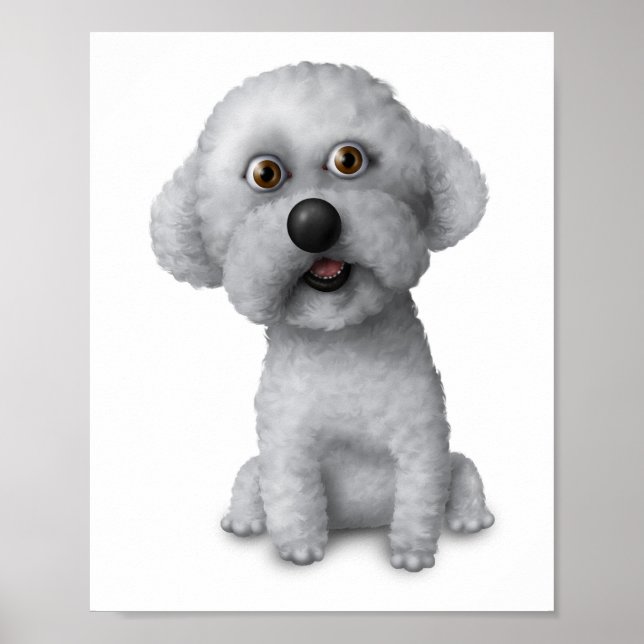 Bichon Frise: 8x10 Poster (Vorne)