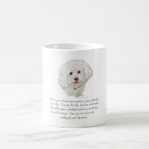 Bichon Frise Andenken WEIBLICH Kaffeetasse