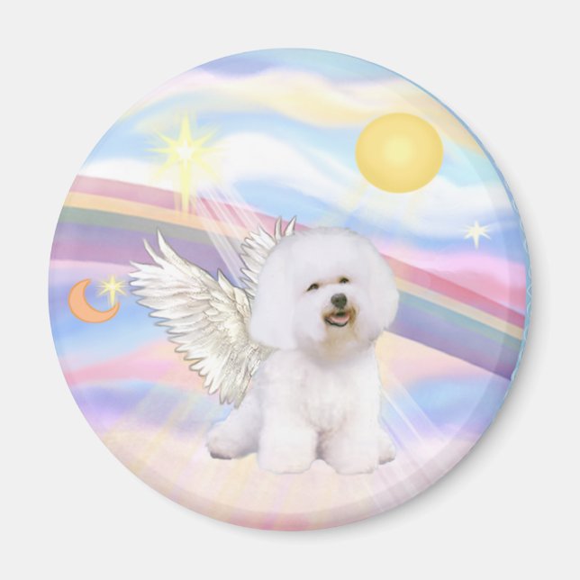 Bichon Frise Angel Magnet (Vorne)