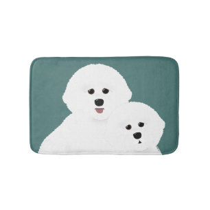 Bichon Frise Bath Mat Badematte
