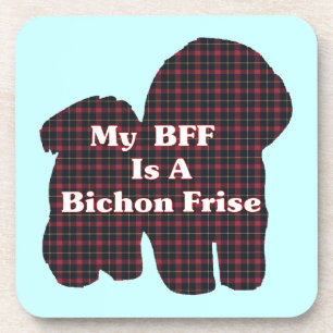 Bichon Frise BESTE FREUNDIN Getränkeuntersetzer