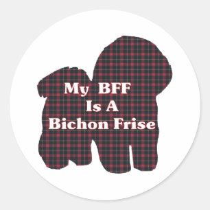 Bichon Frise BESTE FREUNDIN Sticker