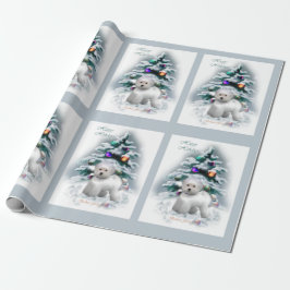 Bichon Frise Christmas Geschenkpapier