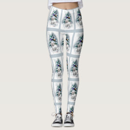 Bichon Frise Christmas Leggings