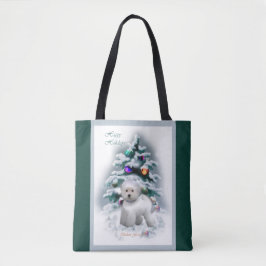 Bichon Frise Christmas Tasche