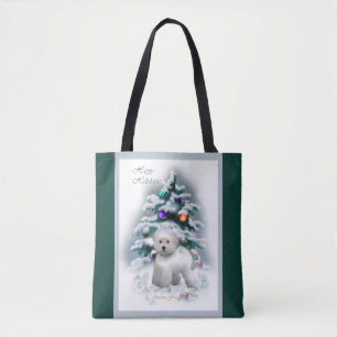 Bichon Frise Christmas Tasche