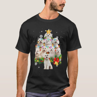 Bichon Frise Christmas Tree X-Mas Dekorationen Fun T-Shirt