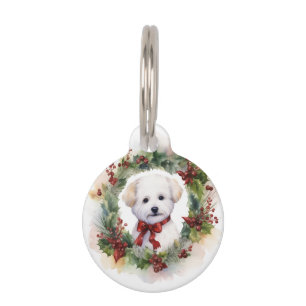 Bichon Frise Christmas Wreath Festivals Haustiermarke