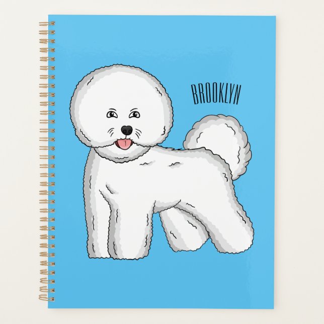 Bichon frise dog dessin animé (Devant)