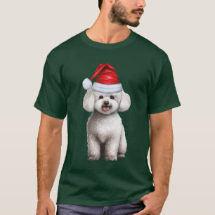 Bichon Frise Dog Lover Funny Christmas T-Shirt