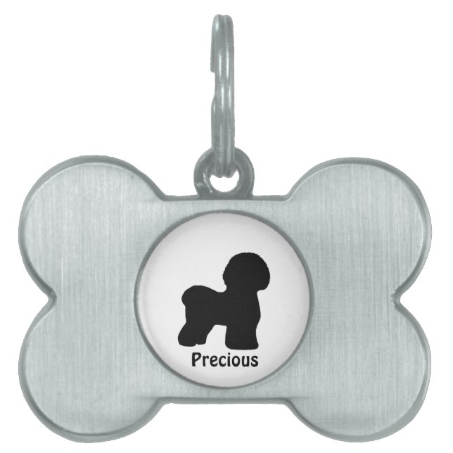 Bichon Frise Dog Tag Tiermarke (Vorderseite)