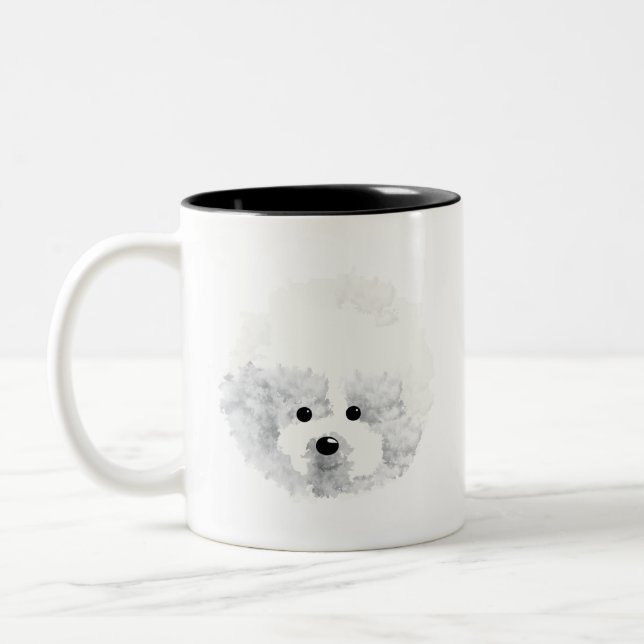 Bichon Frise dog Tasse (Links)