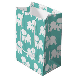 Bichon Frise Doppy Welpe Mittlere Geschenktüte