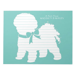 Bichon Frise Doppy Welpe Notizblock