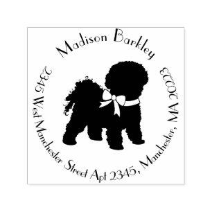 Bichon Frise Doppy Welpe Permastempel
