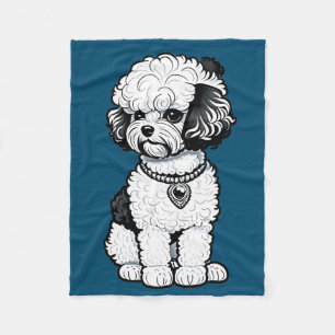Bichon Frise Fleecedecke
