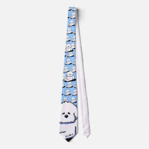 Bichon Frise Hals-Krawatte Krawatte