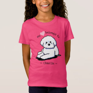Bichon Frise Heart T - Shirt