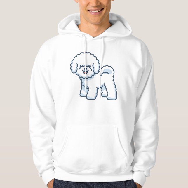 Bichon Frise Hoodie (Vorderseite)