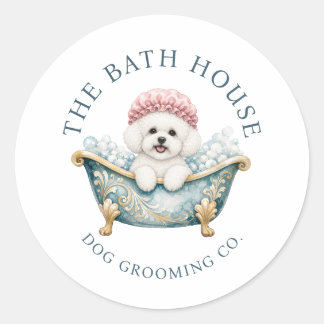 Bichon Frise Hund Hundesalon Aufkleber Bogen 