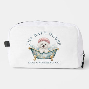 Bichon Frise Hund Pflege-Kit Kosmetiktasche Waschbeutel