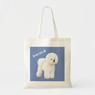 Bichon Frise illustrierte Taschen-Tasche Tragetasche