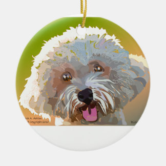Bichon Frise Keramikornament