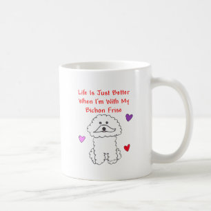 Bichon Frise Leben ist gerade bessere Tasse