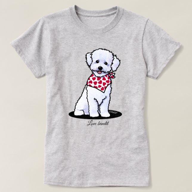 Bichon Frise Light T - Shirt (Design vorne)