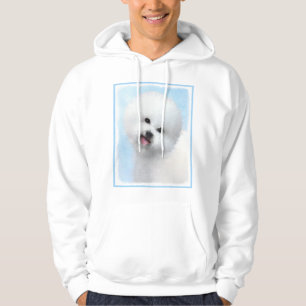 Bichon Frise Malerei - Niedliche Original Dog Art Hoodie