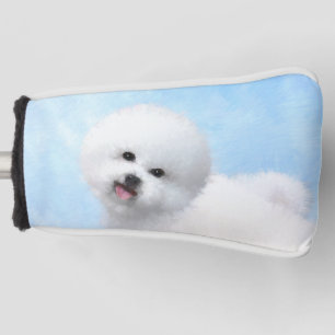 Bichon Frise Malerei - Niedliche Original Hunde Ku Golf Headcover