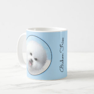 Bichon Frise Malerei - Niedliche Original Hunde Ku Kaffeetasse