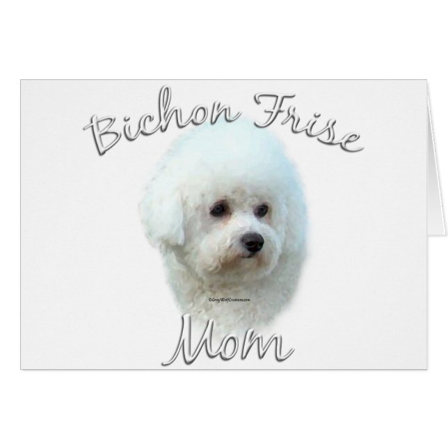 Bichon Frise Mama 2 (Vorderseite (Horizontal))
