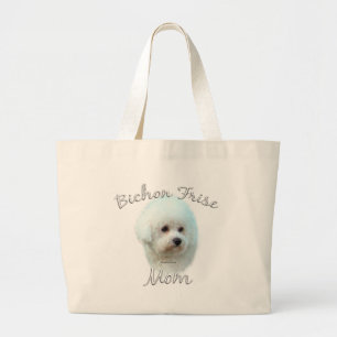 Bichon Frise Mama 2 Jumbo Stoffbeutel