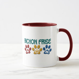 BICHON FRISE MAMA Tatzen-Druck Tasse