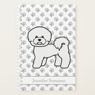 Bichon Frise Niedlich Cartoon Dog Illustration & N Planer