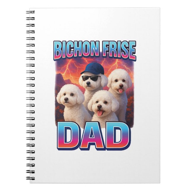 Bichon Frisé Notizblock (Vorderseite)