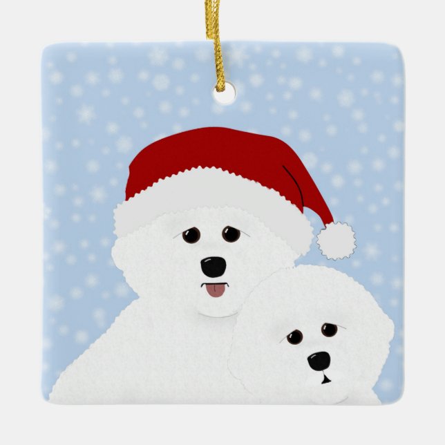 Bichon Frise Ornament (Vorderseite)