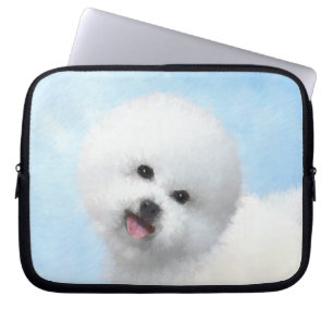 Bichon Frise Painting - Cute Original Dog Art Laptopschutzhülle