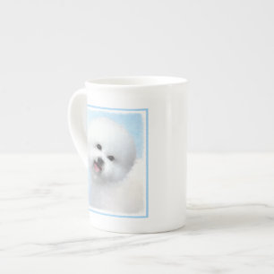 Bichon Frise Painting - Cute Original Dog Art Prozellantasse