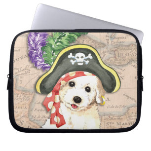 Bichon Frise Pirate Laptopschutzhülle